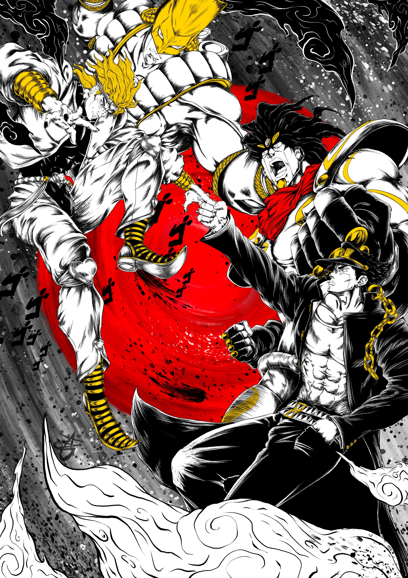 JOJO'S - Jotaro VS Dio