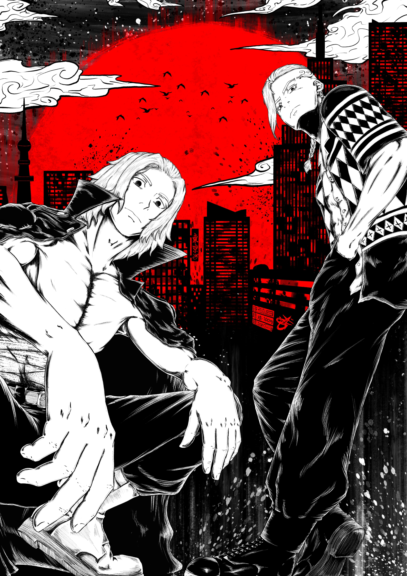 Tokyo Revengers - Mikey x Draken